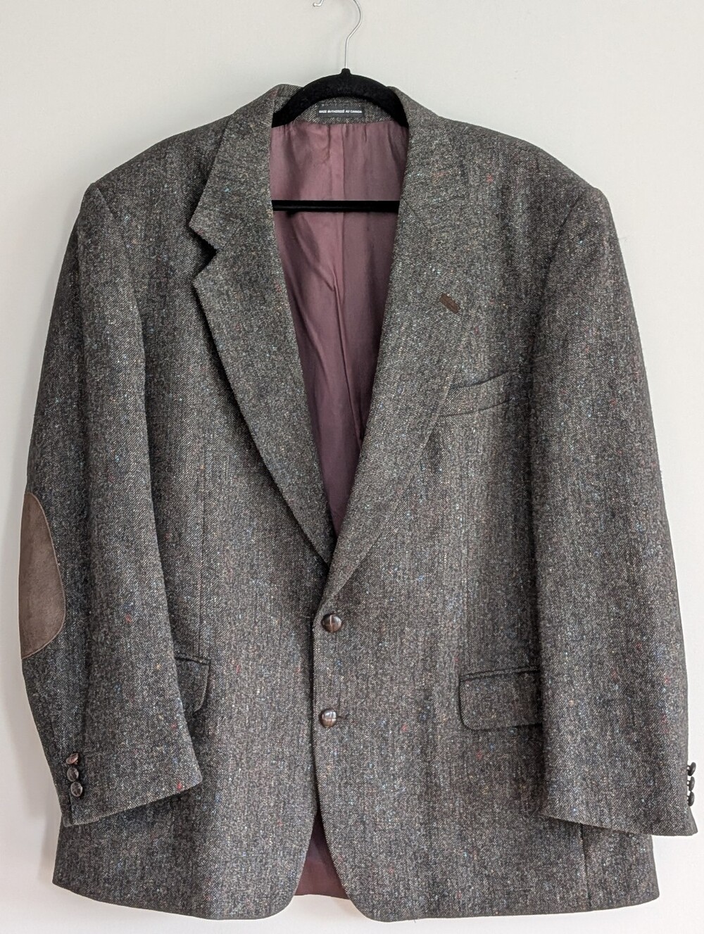 Vintage Moores Gardiner of Selkirk Donegal Tweed Blazer 46R